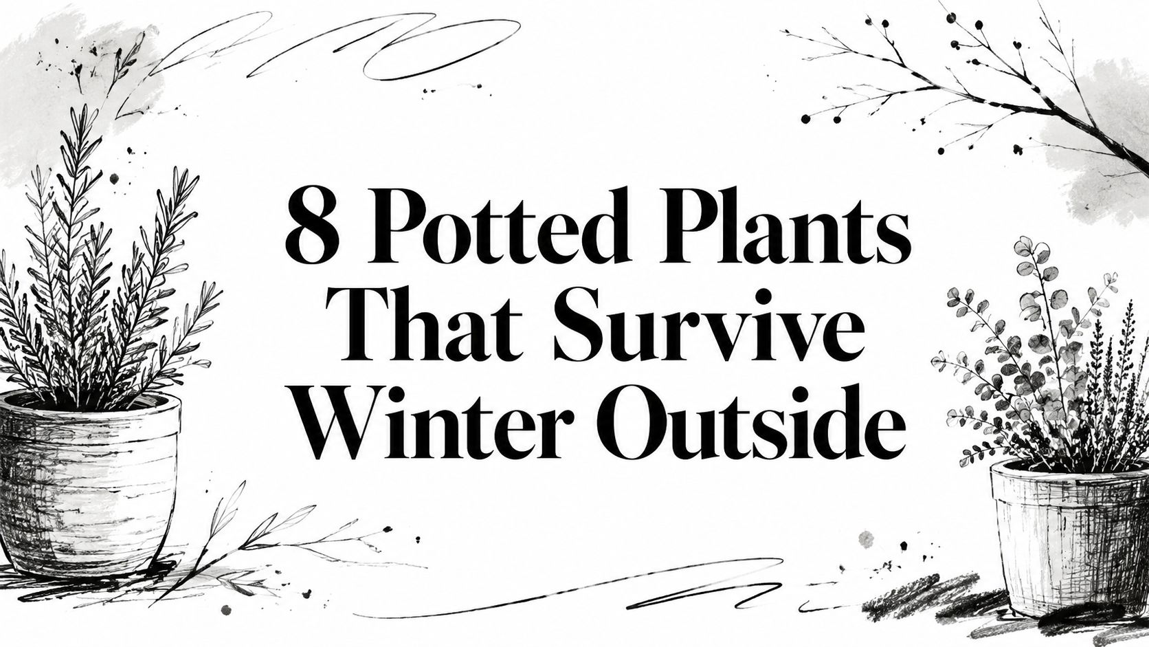 8 Potted Plants That Survive Winter Outside