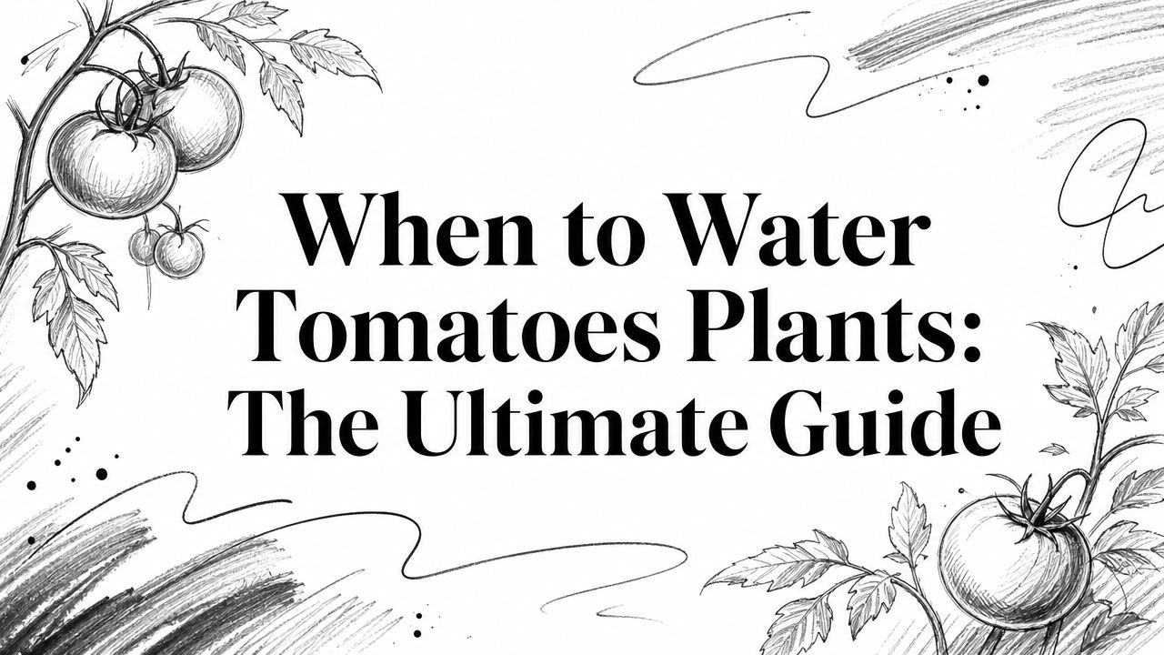 When to Water Tomatoes Plants: The Ultimate Guide