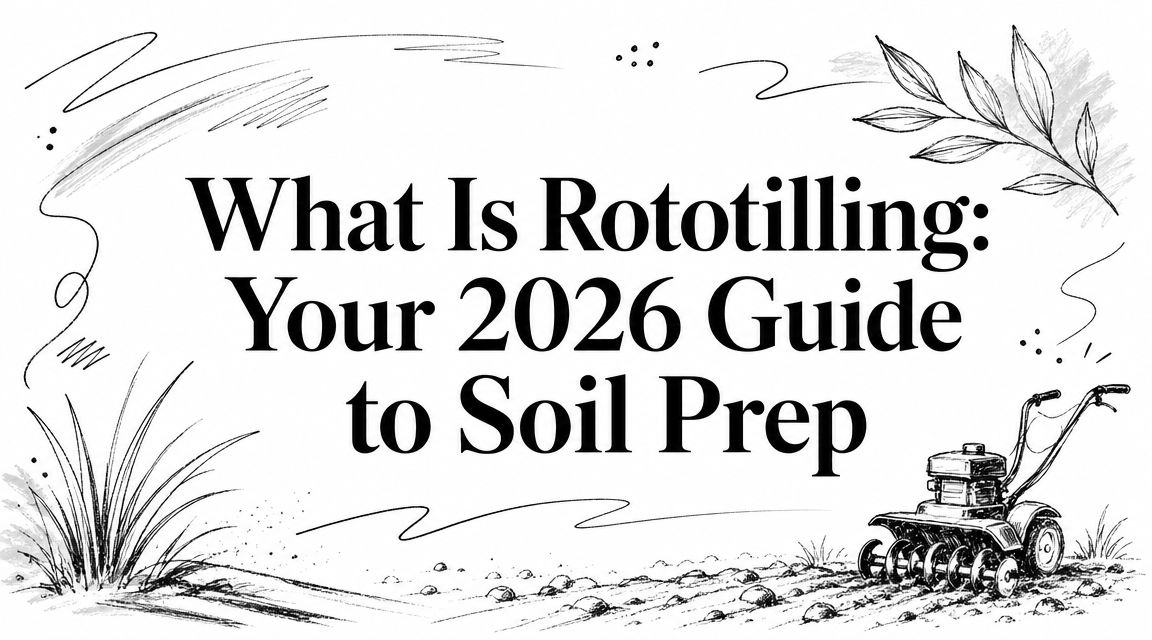 What Is Rototilling: Your 2026 Guide to Soil Prep