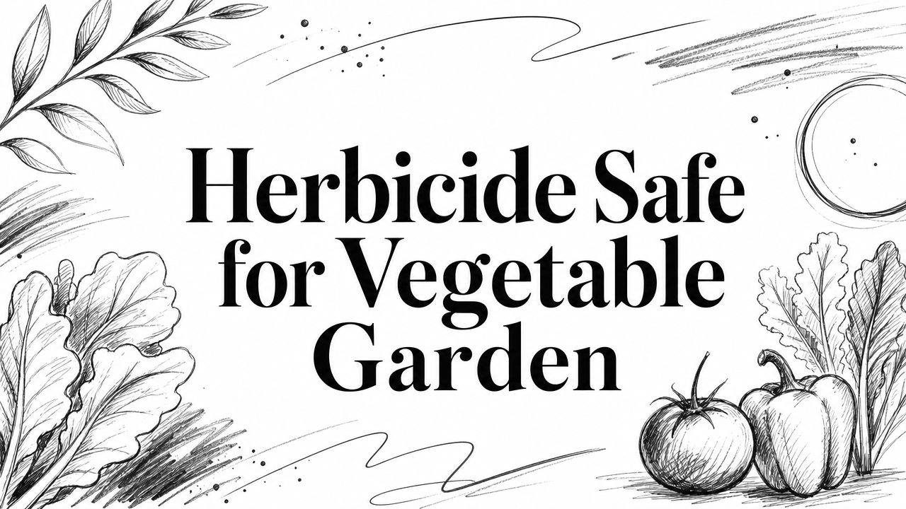Herbicide Safe for Vegetable Garden