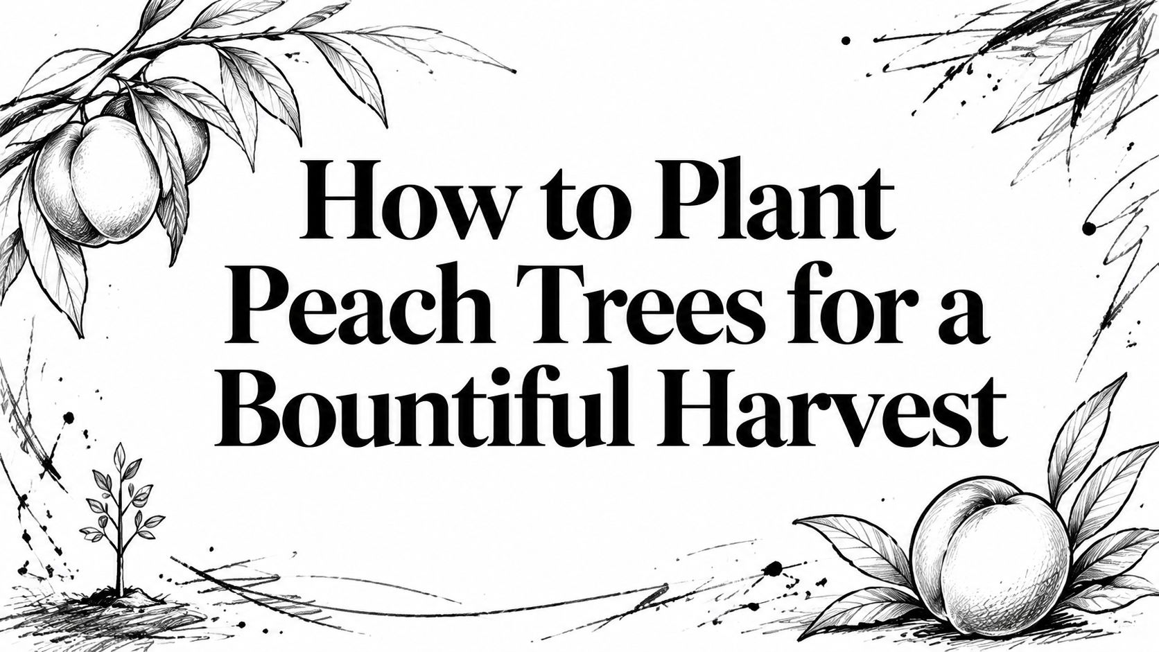 How to Plant Peach Trees for a Bountiful Harvest
