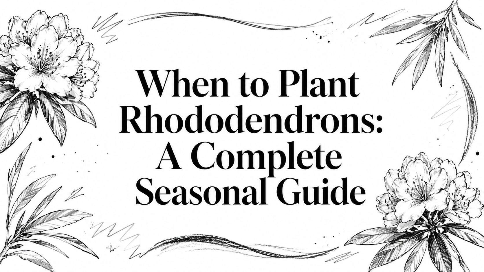 When to Plant Rhododendrons: A Complete Seasonal Guide