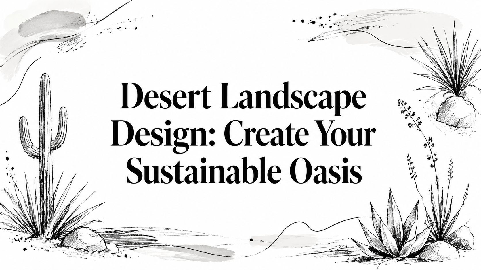 Desert Landscape Design: Create Your Sustainable Oasis