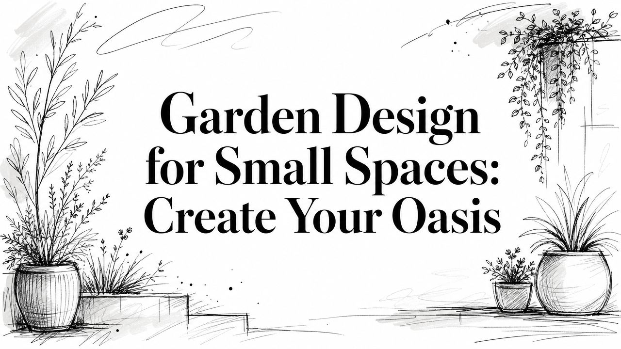 Garden Design for Small Spaces: Create Your Oasis