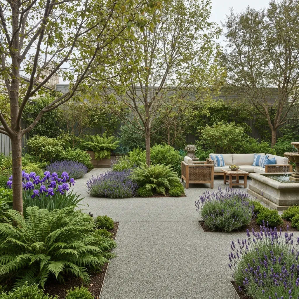 Small Courtyard Water Feature Garden Ideas