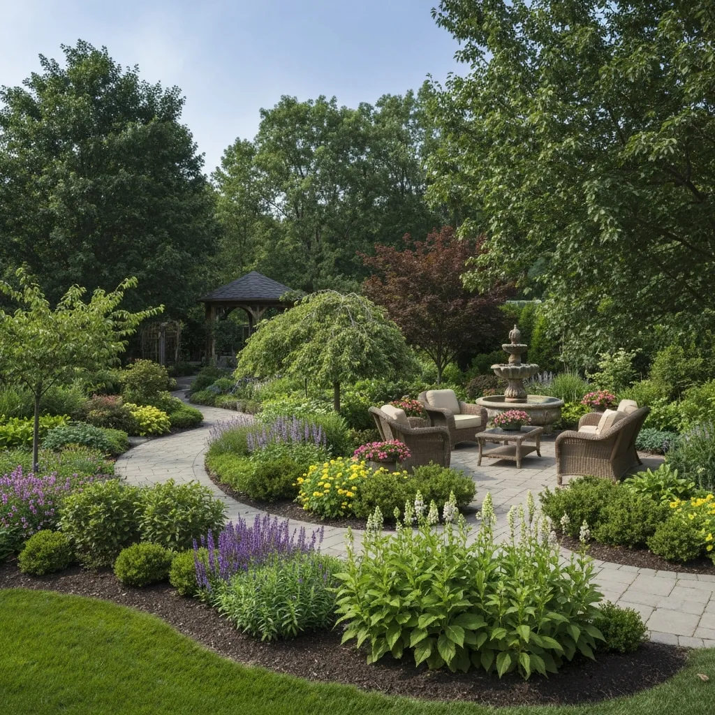 Summer Bloom Backyard Perennial Garden Ideas