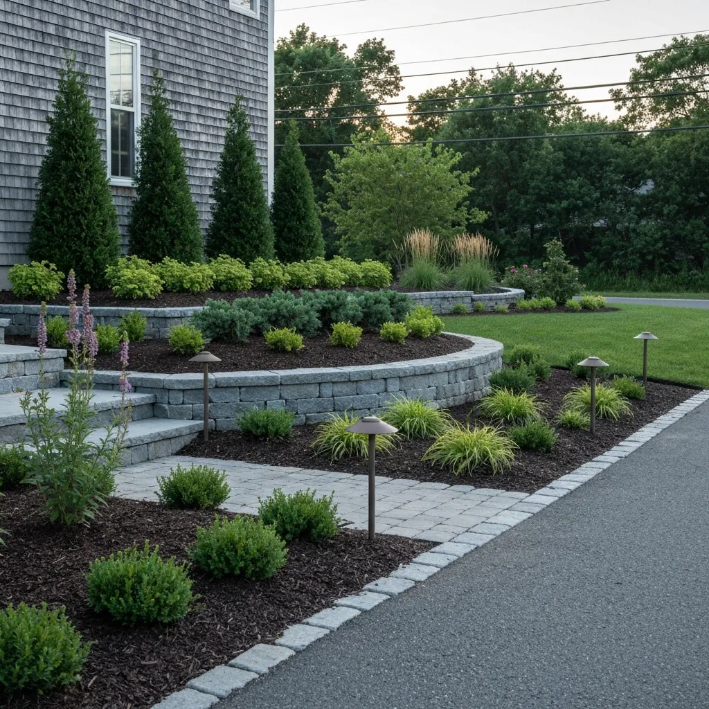 Massachusetts Cape Cod Front Yard Coastal Ideas