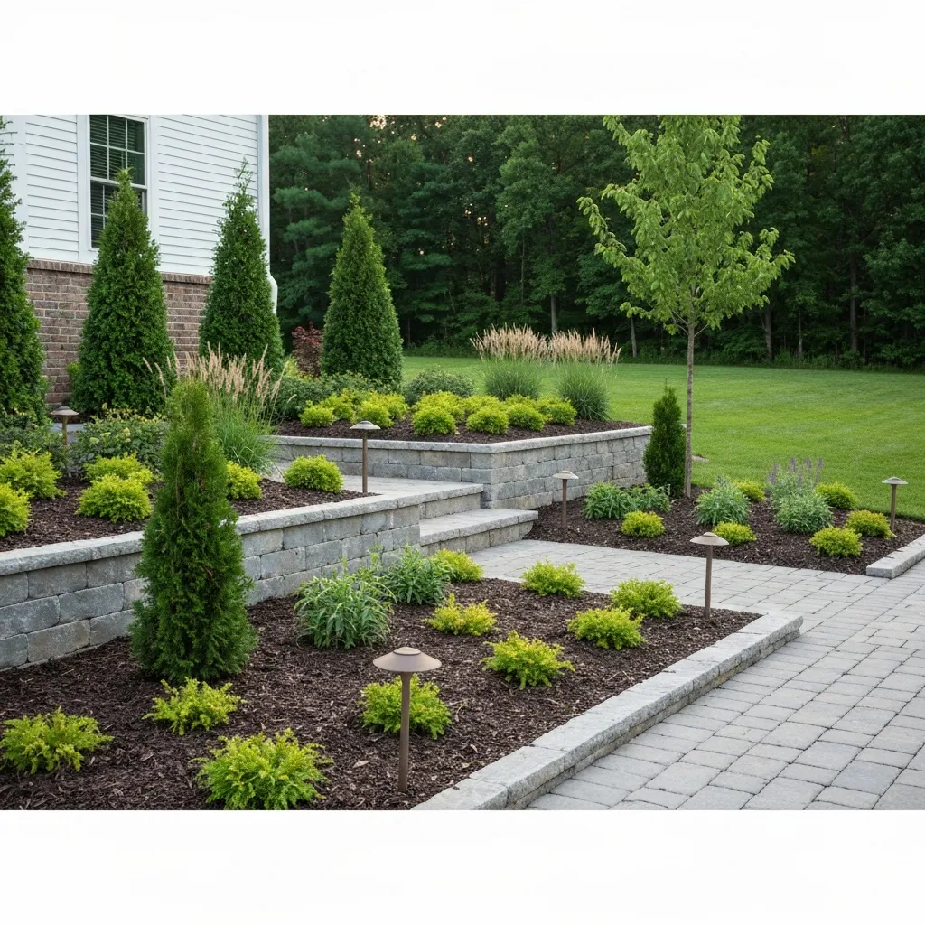 Kentucky Bluegrass Region Garden Front Yard Styles