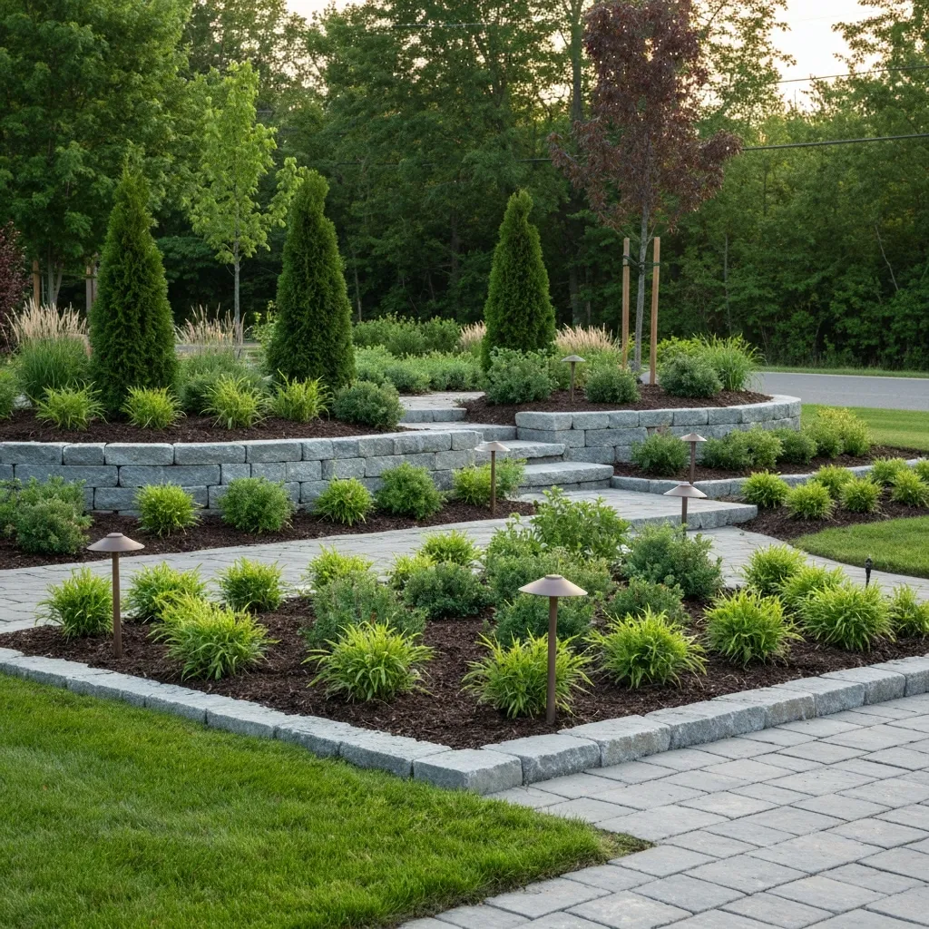 New Hampshire Small Front Yard Cottage Ideas
