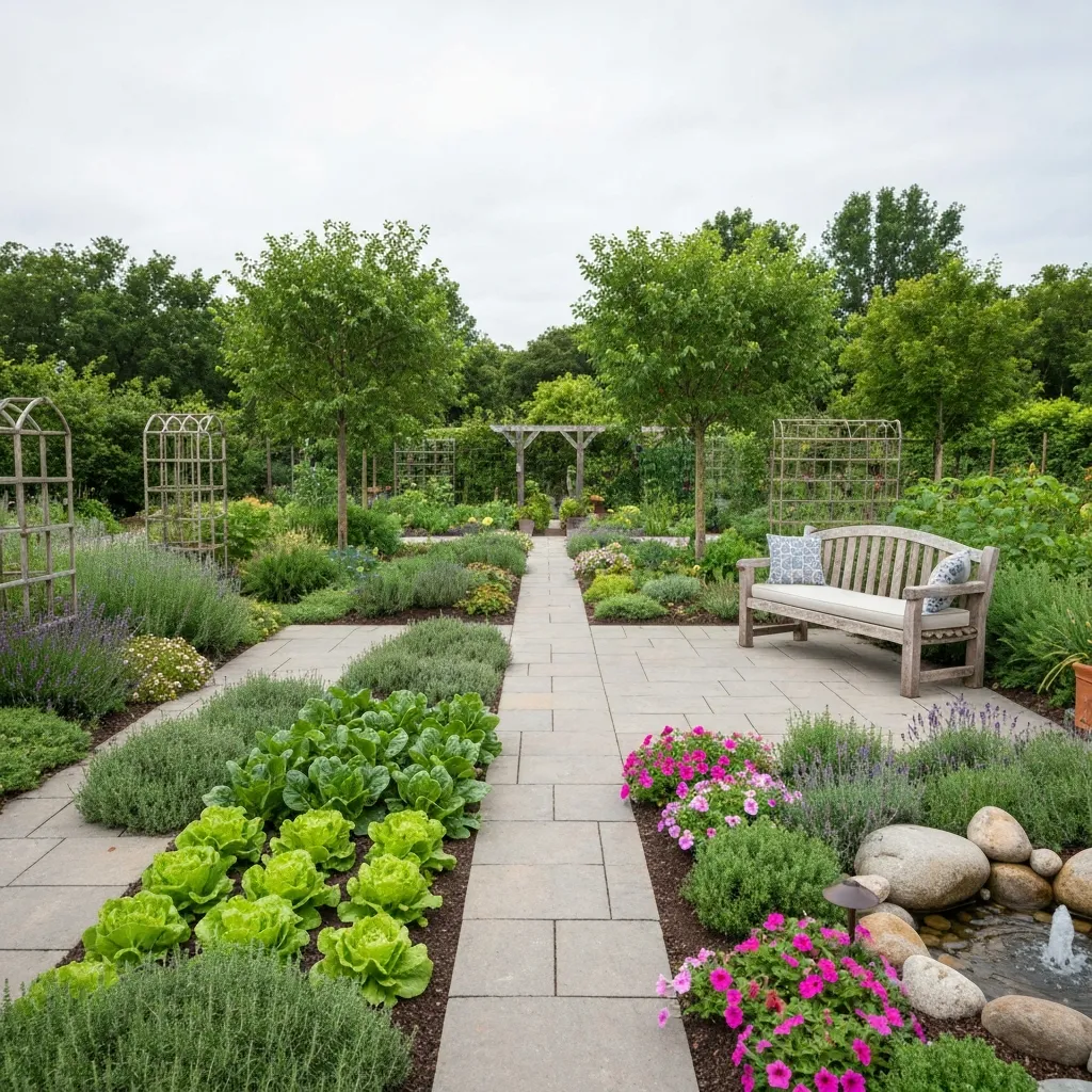 Kitchen Door Herb and Salad Garden Ideas