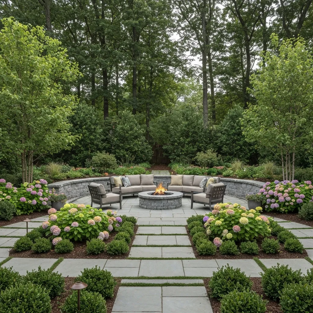 Backyard Fire Pit Seating Area Garden Ideas