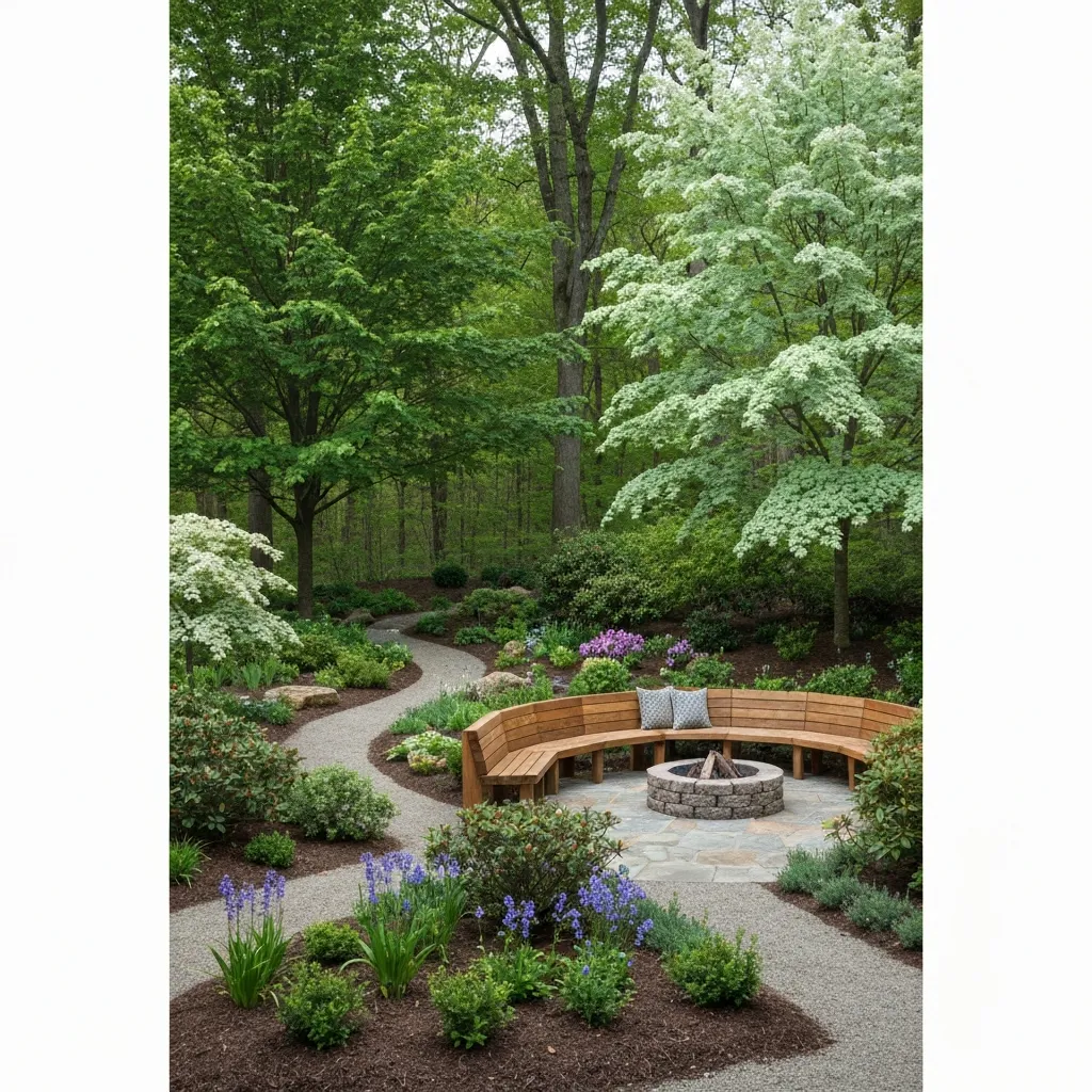 Backyard Woodland Garden Ideas with Native Trees