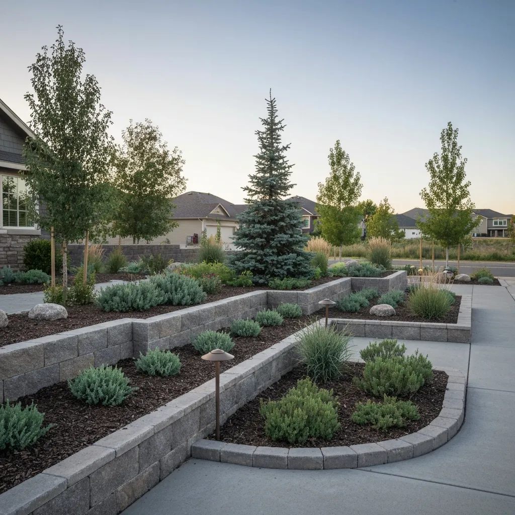 Idaho High-Desert Garden Front Yard Desert Ideas