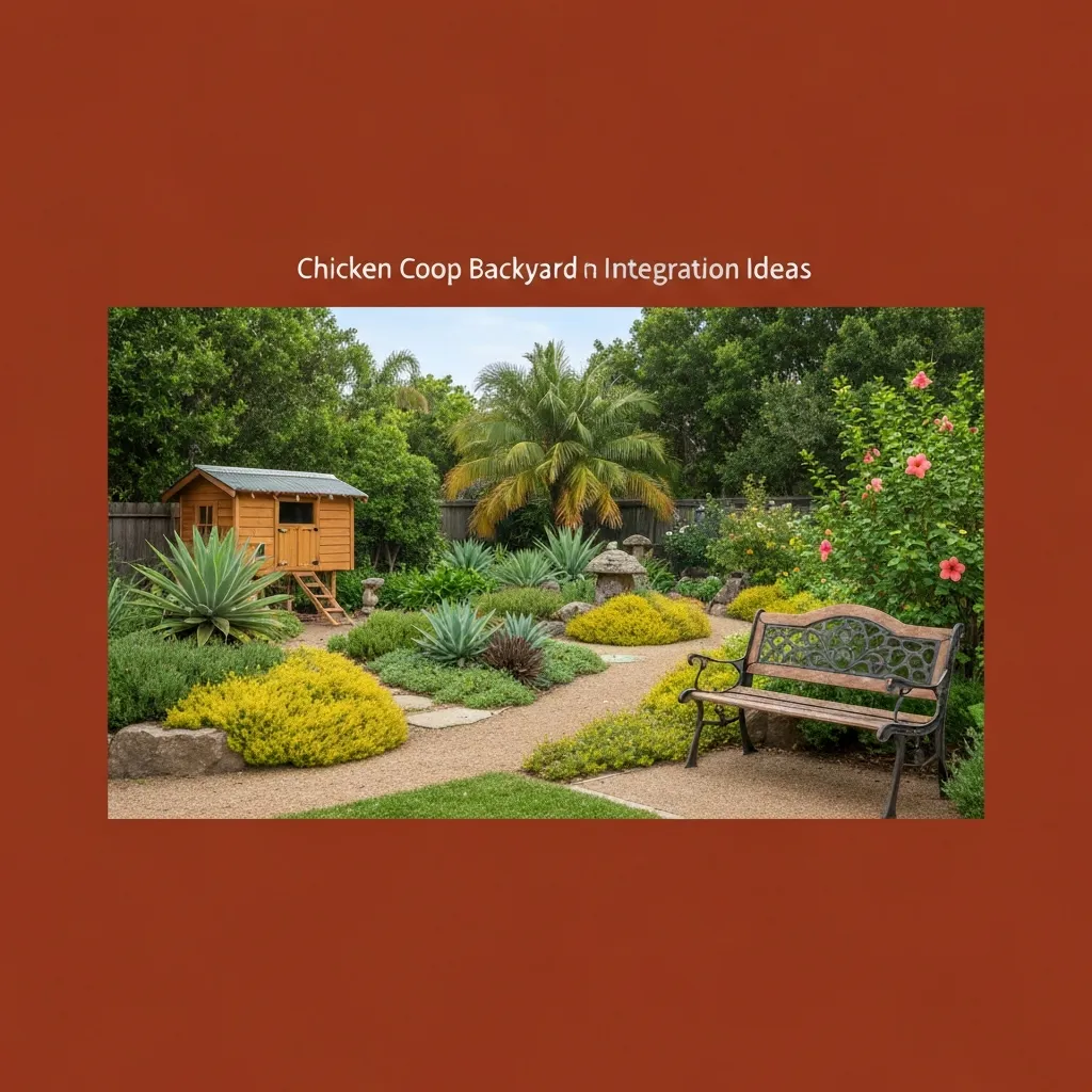 Chicken Coop Backyard Garden Integration Ideas