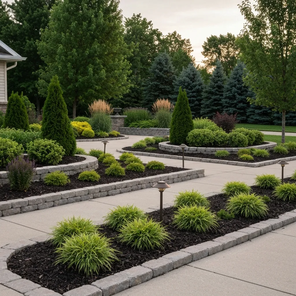 Wisconsin Dairyland Home Garden Front Yard Formal Ideas
