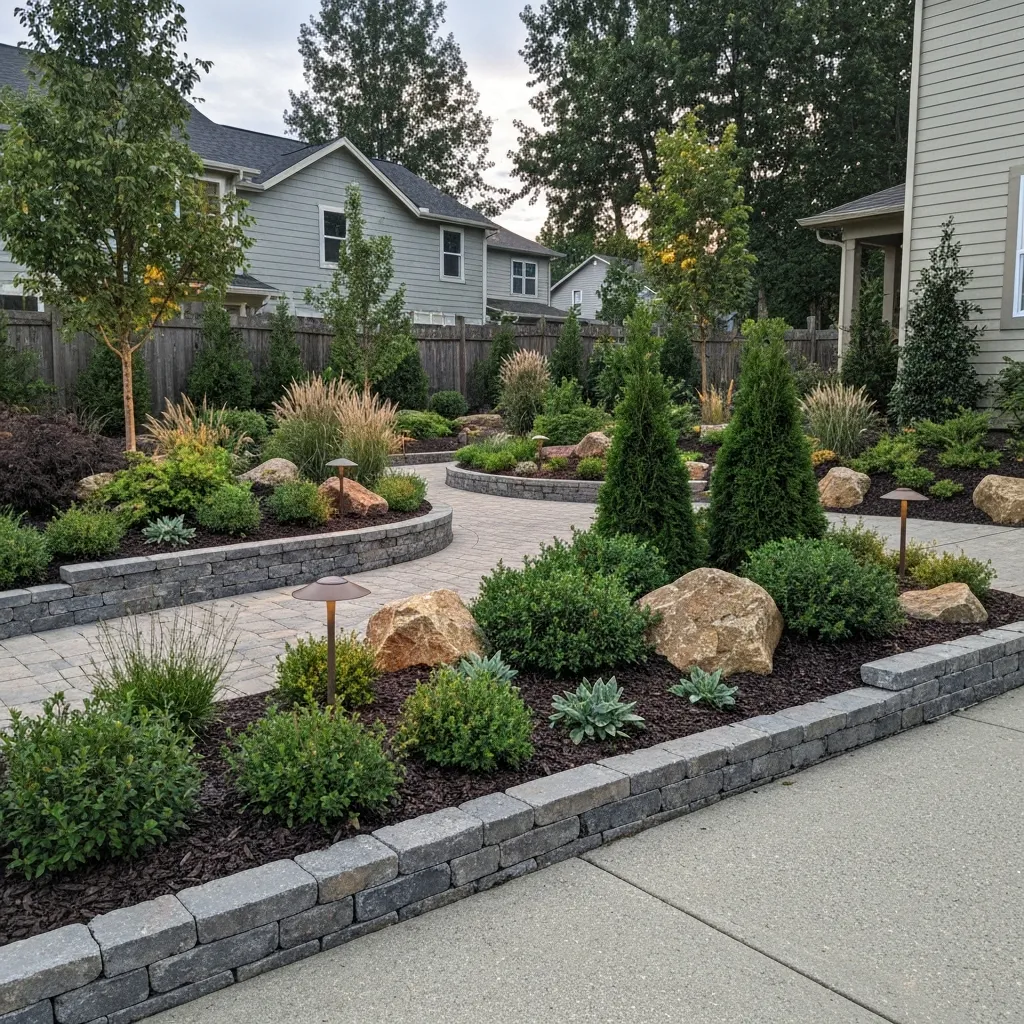 Front Yard Rock Ideas