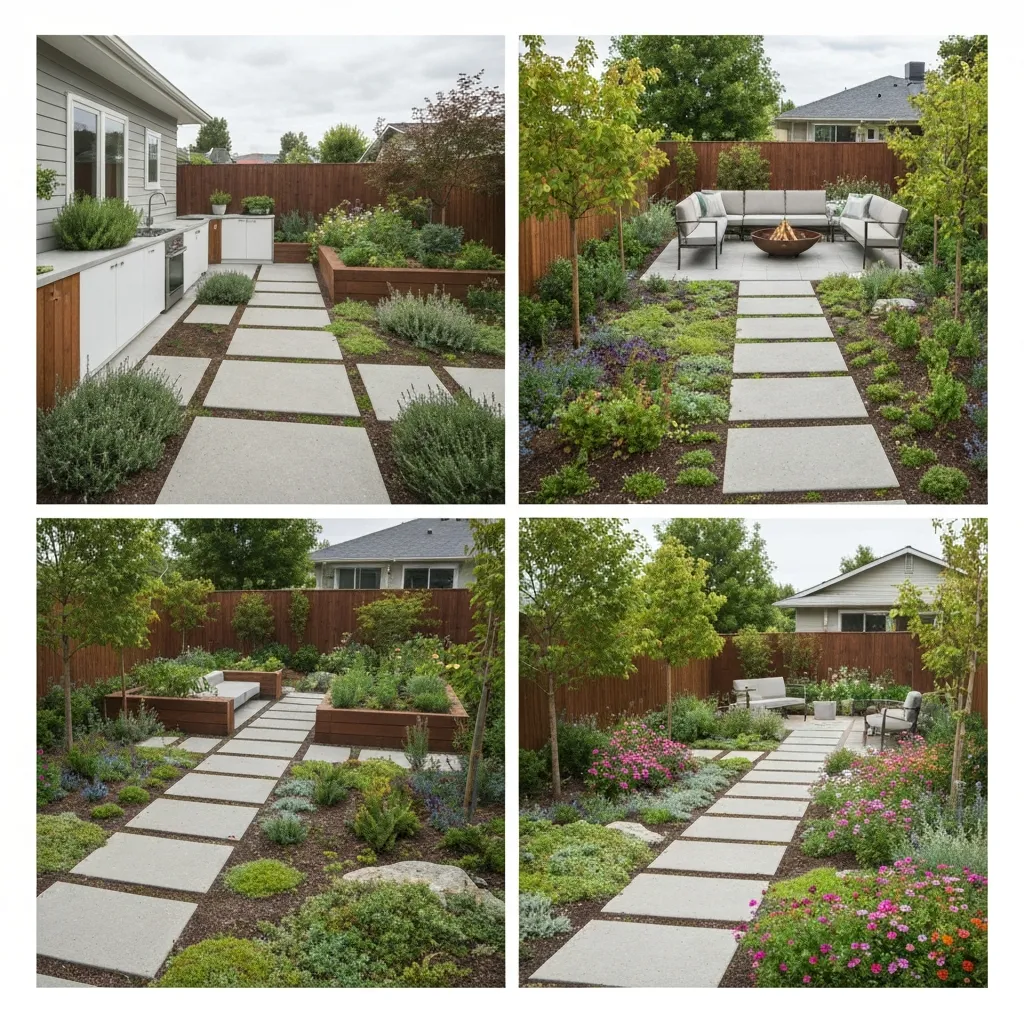 New Build Blank Slate Yard Garden Ideas