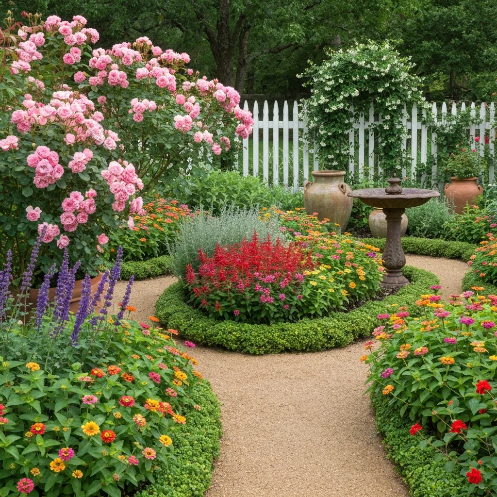 Texas Cottage Gardens: Charming & Romantic Garden Designs