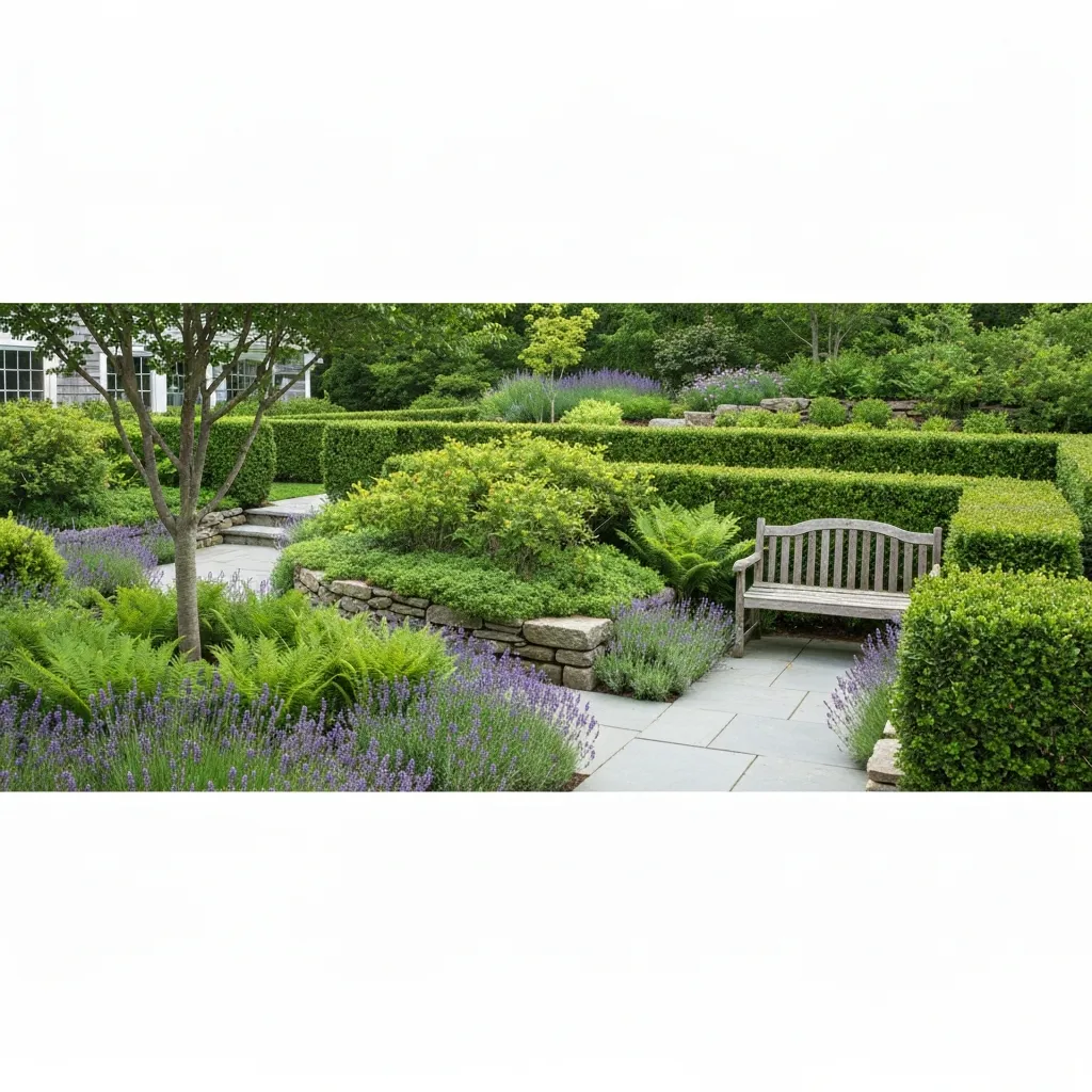 Cape Cod Style Front Yard Garden Ideas