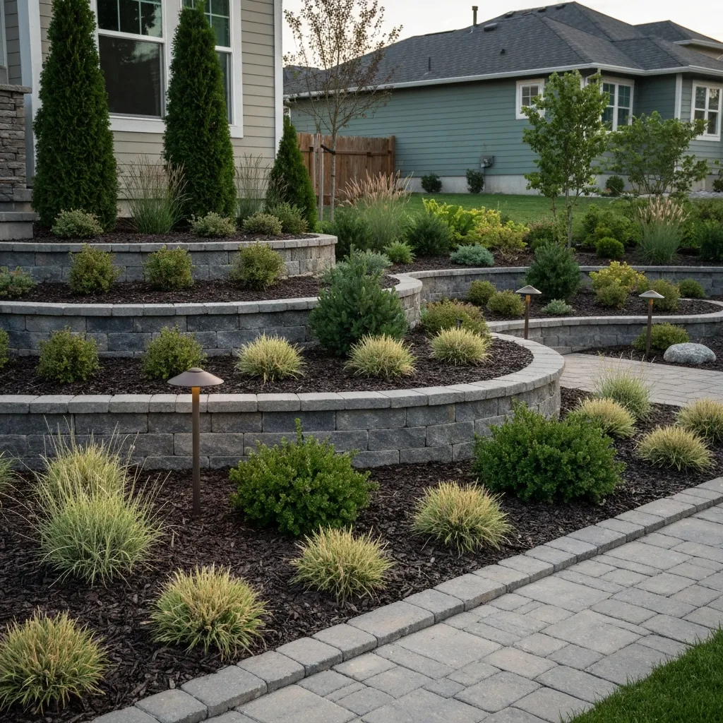 Front Yard Rock & Gravel Ideas
