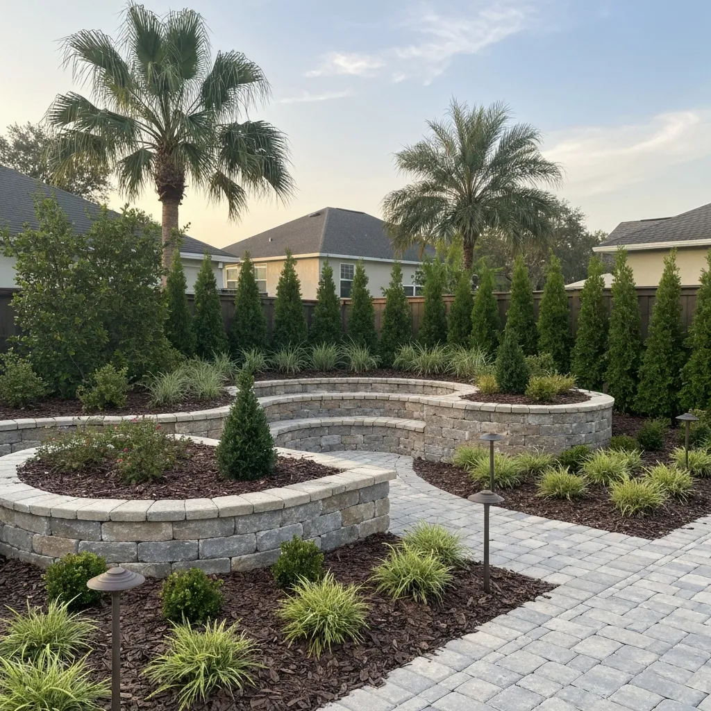 Florida Tropical Backyard Gardens: Heat, Humidity & Palm Accent