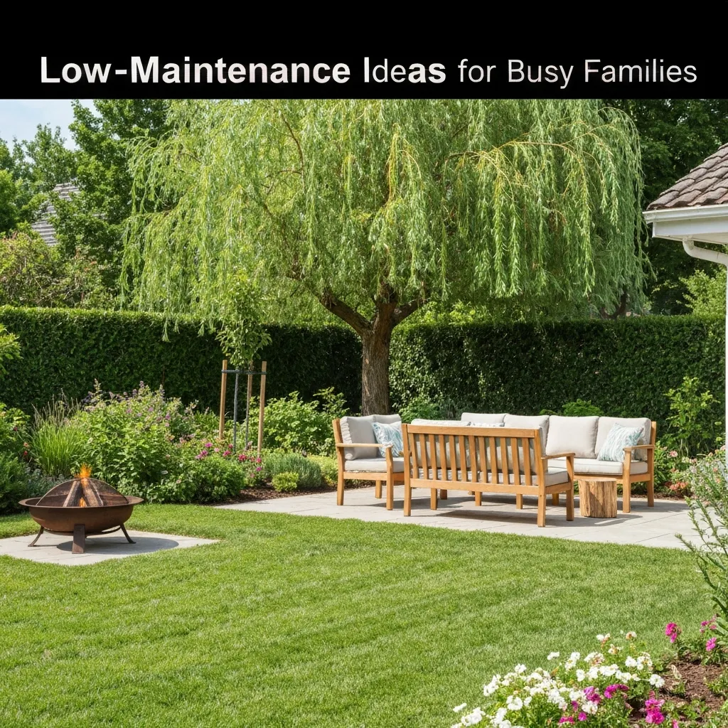 Low-Maintenance Backyard Ideas for Busy Families