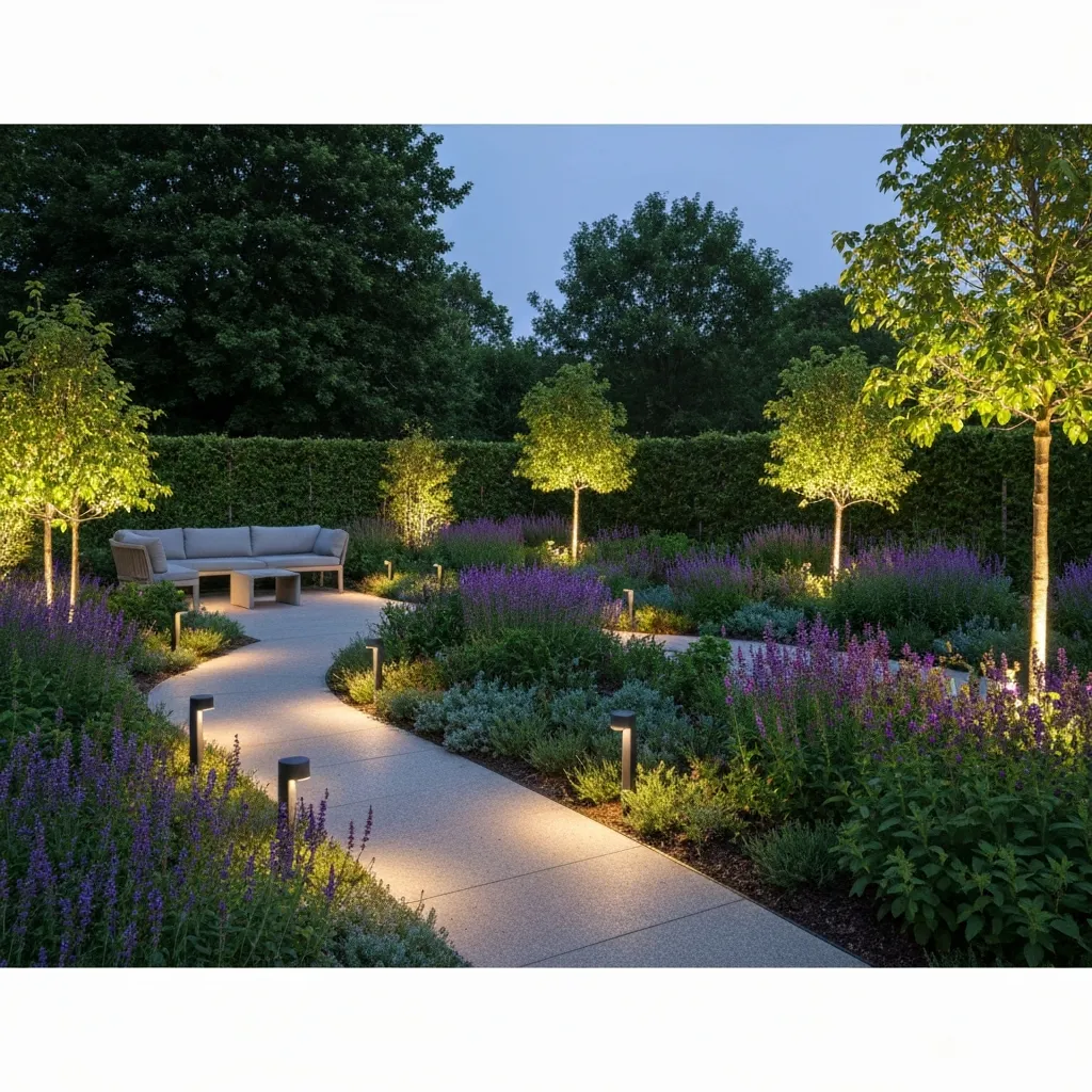 Low-Voltage Garden Lighting Layout Ideas
